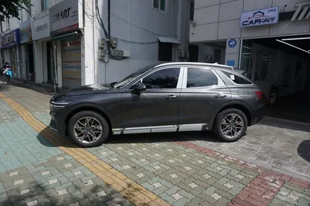 강동구 썬팅 신차패키지 PPF 시공 전문 제네시스GV70 레인보우i90 틴플 열차단썬팅 카핏강북점 / 서울 중랑구 망우동