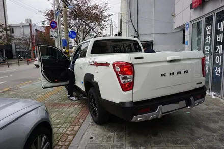 레인보우 V70 썬팅과 쌍용 렉스턴 스포츠 칸이 만나면?? / 서울 중랑구 망우동