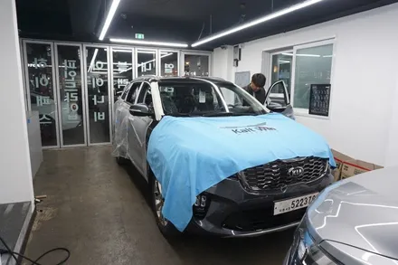2019더뉴쏘렌토 고급형 신차패키지아이나비칼트윈썬팅시공+아이나비블랙박스z500(광진구틴플) / 서울 중랑구 망우동