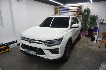 광진구 신차패키지 뷰티풀코란도 만도레이노M90전체시공 + 아이나비QXD3000PRO 블랙박스장착 + 신차검수 / 서울 중랑구 망우동