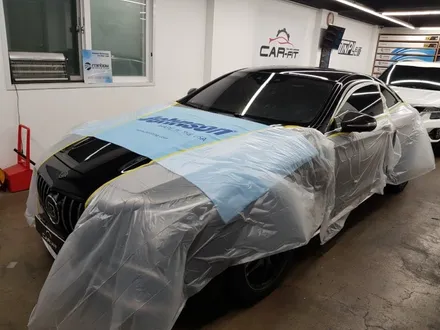 중랑구 벤츠 썬팅 재시공 벤츠S63AMG 쿠페 존슨썬팅 드레스업 완료 틴플 카핏 강북점 / 서울 중랑구 망우동