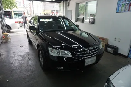 광진구 열차단썬팅 NF소나타 저렴한 금액으로 기존 필름제거후 아이나비칼트윈AX재시공!! / 서울 중랑구 망우동