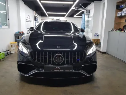 중랑구 벤츠 썬팅 재시공 벤츠S63AMG 쿠페 존슨썬팅 드레스업 완료 틴플 카핏 강북점 / 서울 중랑구 망우동