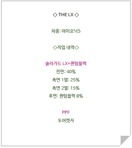 하남 썬팅 아이오닉 5 솔라가드 LX 가성비 있게 시공하는 방법 / 하남 망월동
