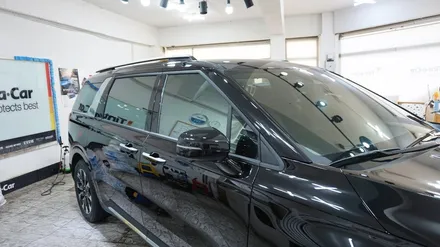 카니발 KA4 글라스틴트 선셋, 파인뷰LX3000, 애프터블로우를 포함한 신차패키지 시공기 BY 안산 썬팅, 안산 신차검수, 안산 블랙박스 전문점