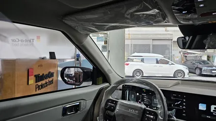 안산신차썬팅 디 올 뉴 셀토스 포시즌 블랙 시공 및 오르간 페달 개조