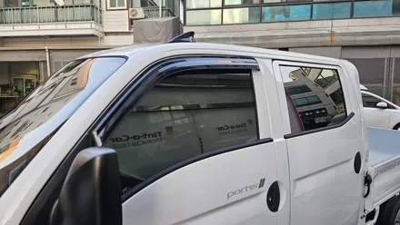 포터2 더블캡! 차량안에 있는 시간이 많다면 이렇게 시공해보시죠 BY 안산 썬팅, 안산 블랙박스, 안산 신차검수 전문점