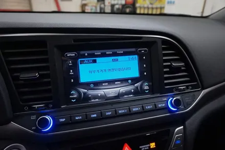 아반떼 AD 벨류플러스 풀 패키지 시공은 안산 썬팅 전문점 안산 틴트어카에서 (틴트어카 썬팅, 몬스터5 네비매립, GI-700블랙박스 장착, 하이패스 장착)