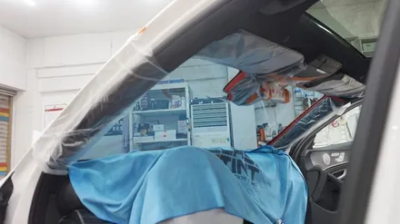 벤츠 W213 E350 AMG 글라스틴트 레이니블루, 생활보호 PPF, 발란스나인 가죽코팅 시공기 BY 안산썬팅, 안산신차패키지, 안산블랙박스, 안산신차검수 전문점