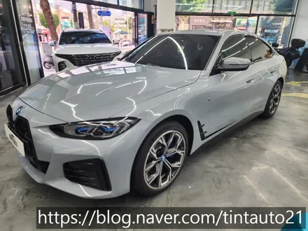 중랑구썬팅 BMW i4윈도썬팅 (솔라가드 프리미엄 퀀텀) / 서울 중랑구 면목동