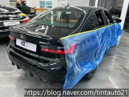 면목동 썬팅 BMW 320i 윈도썬팅 (솔라가드 프리미엄 퀀텀) / 서울 중랑구 면목동