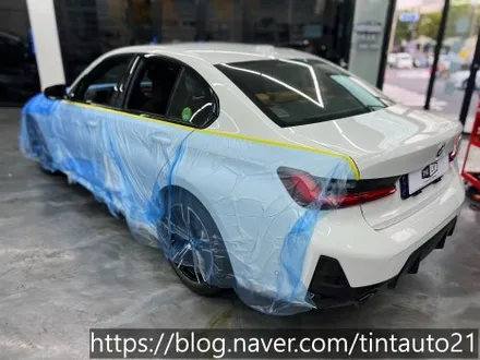 면목동 썬팅 BMW320i 윈도선팅 (솔라가드 프리미엄 퀀텀) / 서울 중랑구 면목동