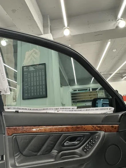 서초구양재동 썬팅 올드카BMW 740iL에 후퍼옵틱을 입히다 / 서울 서초