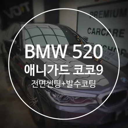 향남 BMW 520 하이앤드급 틴팅은 애니가드 코코9 / 화성시 향남읍
