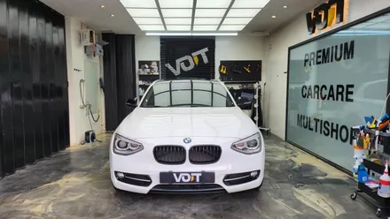 향남 랩핑 전문점 : BMW 118d 루프스킨 그릴 크롬 죽이기 / 화성시 향남읍