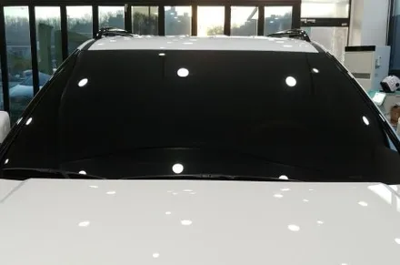 부천 신차검수 크리미화이트 싼타페 MX5 썬팅 유리막코팅 시공 / 부천 소사구 옥길동