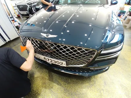 [틴팅팩토리] 태즈먼블루 G80에 반사필름 입혀보기~레인보우 V70 + 아이나비 QXD5000 부천신차패키지 / 부천 소사구 옥길동