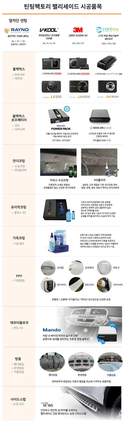 [틴팅팩토리] 김*훈님의 타임리스블랙 팰리세이드 가성비 좋은 필수 부천신차패키지 부천썬팅 / 부천 소사구 옥길동
