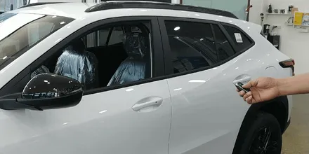 쉐보레 트랙스 더 크로스오버 부천 쉐비타운 원격시동 멀티팩 시공 / 부천 소사구 옥길동