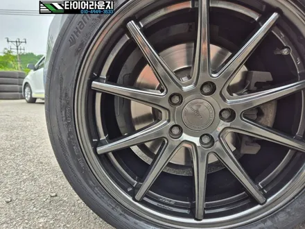일산휠도색 BMW F10 520d 휠 복원 도색 한국 벤투스 air S 타이어 교체 / 인천 서구