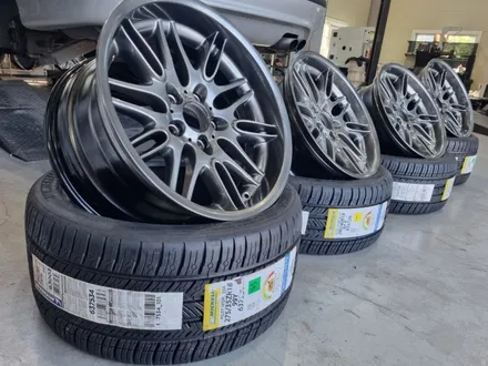 김포휠도색 BMW E39 M5 하이퍼블랙 휠 도색 18인치 타이어 교체 / 인천 서구