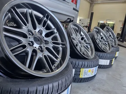 김포휠도색 BMW E39 M5 하이퍼블랙 휠 도색 18인치 타이어 교체 / 인천 서구