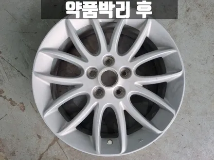 검단 휠복원 제네시스 BH 17인치 하이퍼실버 휠 복원 / 인천 서구