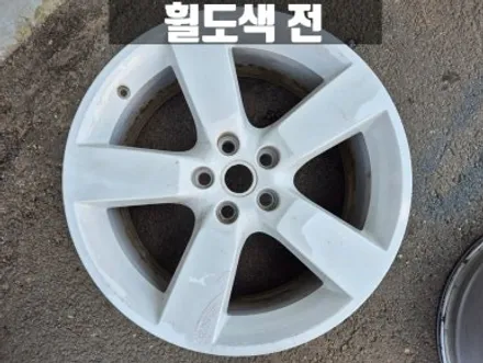 랜드로버휠도색 인천 검단 디펜더 사틴 다크 그레이 휠 도색 / 인천 서구