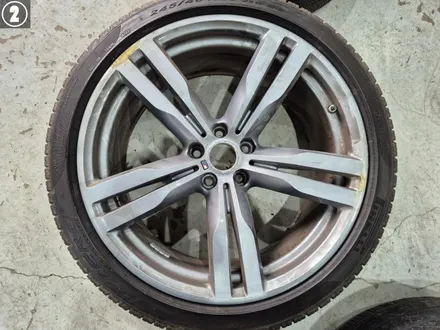 BMW휠도색 BMW G12 740Ld 유광 블랙 20인치 휠 도색 / 인천 서구