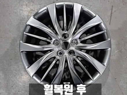 제네시스 G80 강서구 마곡 스퍼터링 크롬 휠 복원 19인치 타이어 교체 / 인천 서구