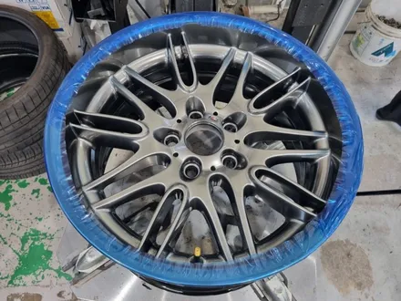 김포휠도색 BMW E39 M5 하이퍼블랙 휠 도색 18인치 타이어 교체 / 인천 서구