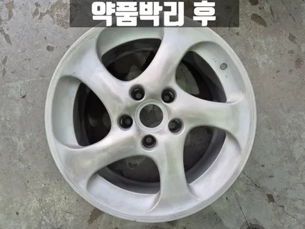 인천휠복원 잘하는 곳 포르쉐 996 하이퍼실버 순정 휠 복원 타이어 교체 / 인천 서구
