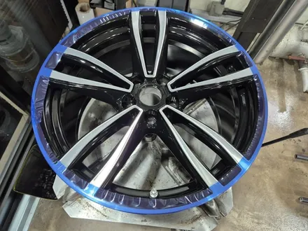 김포휠타이어 BMW G12 740Ld 휠도색 타이어 TPMS 센서 교체 후기 / 인천 서구
