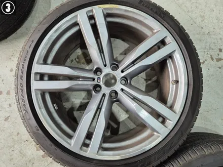BMW휠도색 BMW G12 740Ld 유광 블랙 20인치 휠 도색 / 인천 서구