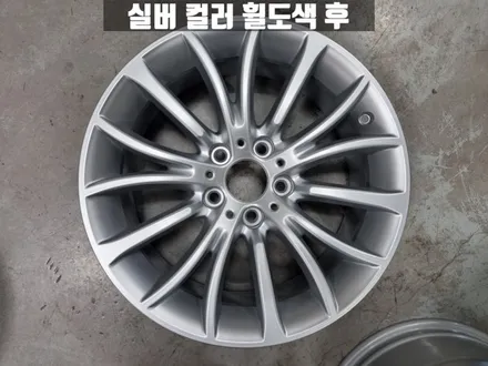 인천휠복원 잘하는 곳 BMW F10 520d 럭셔리 순정 휠 완벽 복원 / 인천 서구