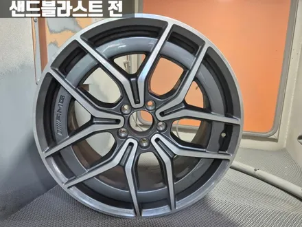 벤츠휠복원 인천 벤츠 W213 E220d 컷팅 휠 복원 굴절 수리 / 인천 서구
