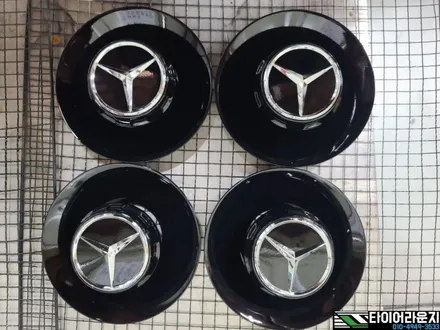 청라휠도색 벤츠 W222 S63 amg 유광 블랙 20인치 순정 휠 도색 / 인천 서구
