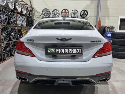 인천휠복원 제네시스 G70 19인치 휠 복원 타이어 교체 비용 / 인천 서구