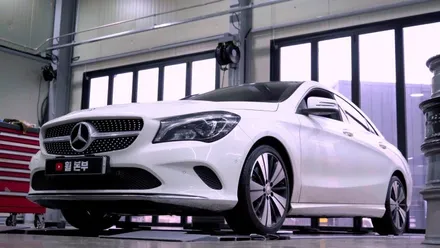 인천휠복원 벤츠 C117 CLA250 휠 굴절 수리 복원 후기 / 인천 서구