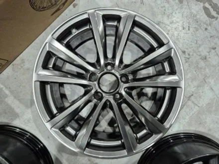 벤츠휠도색 인천 벤츠 C117 CLA 200d 고스트크롬 휠 도색 18인치 콘티넨탈 타이어 교체 / 인천 서구