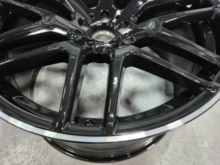 벤츠휠도색 검단 벤츠 W166 AMG GLE 63s 유광 블랙 림폴리쉬 휠 도색 / 인천 서구