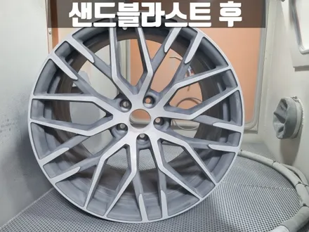 김포 휠도색 운양동 아우디 R8 휠 도색 콘티넨탈 SportContact 7 타이어 교체 / 인천 서구