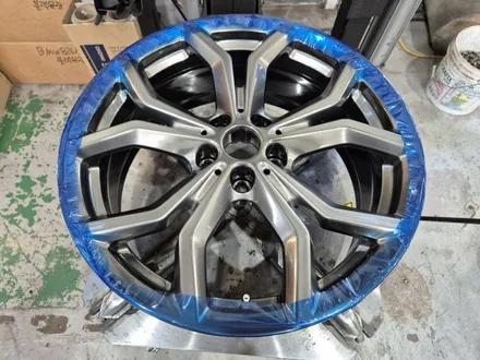 인천휠복원 BMW G01 X3 하이퍼 블랙 휠 복원 245 50 19 타이어 교체 / 인천 서구