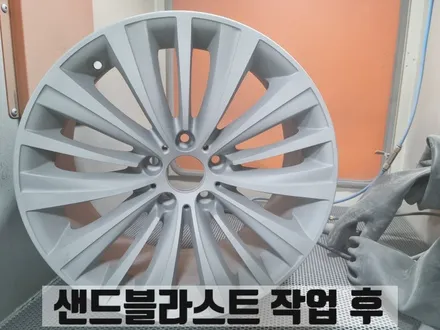 BMW F07 5GT 인천 계양 하이퍼실버 분체도장 휠 복원 / 인천 서구