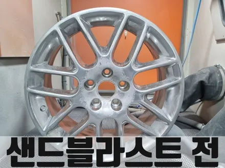 머스탱 분당 판교 세차 후 손상된 버핑 휠 도색 완벽수리 / 인천 서구