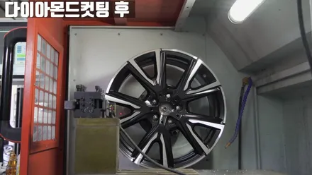 BMW휠도색 인천 BMW F40 M135i 블랙폴리쉬 19인치 휠 복원 도색 / 인천 서구