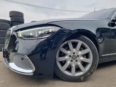 벤츠 W221 S500 차량 W223 마이바흐 컨버전 휠 타이어 교체 / 인천 서구