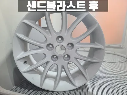 검단 휠복원 제네시스 BH 17인치 하이퍼실버 휠 복원 / 인천 서구