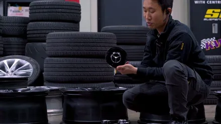 김포휠도색 벤츠 S63 AMG 세미매트블랙 휠 도색 타이어 교체 / 인천 서구