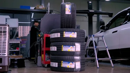 김포휠도색 벤츠 S63 AMG 세미매트블랙 휠 도색 타이어 교체 / 인천 서구